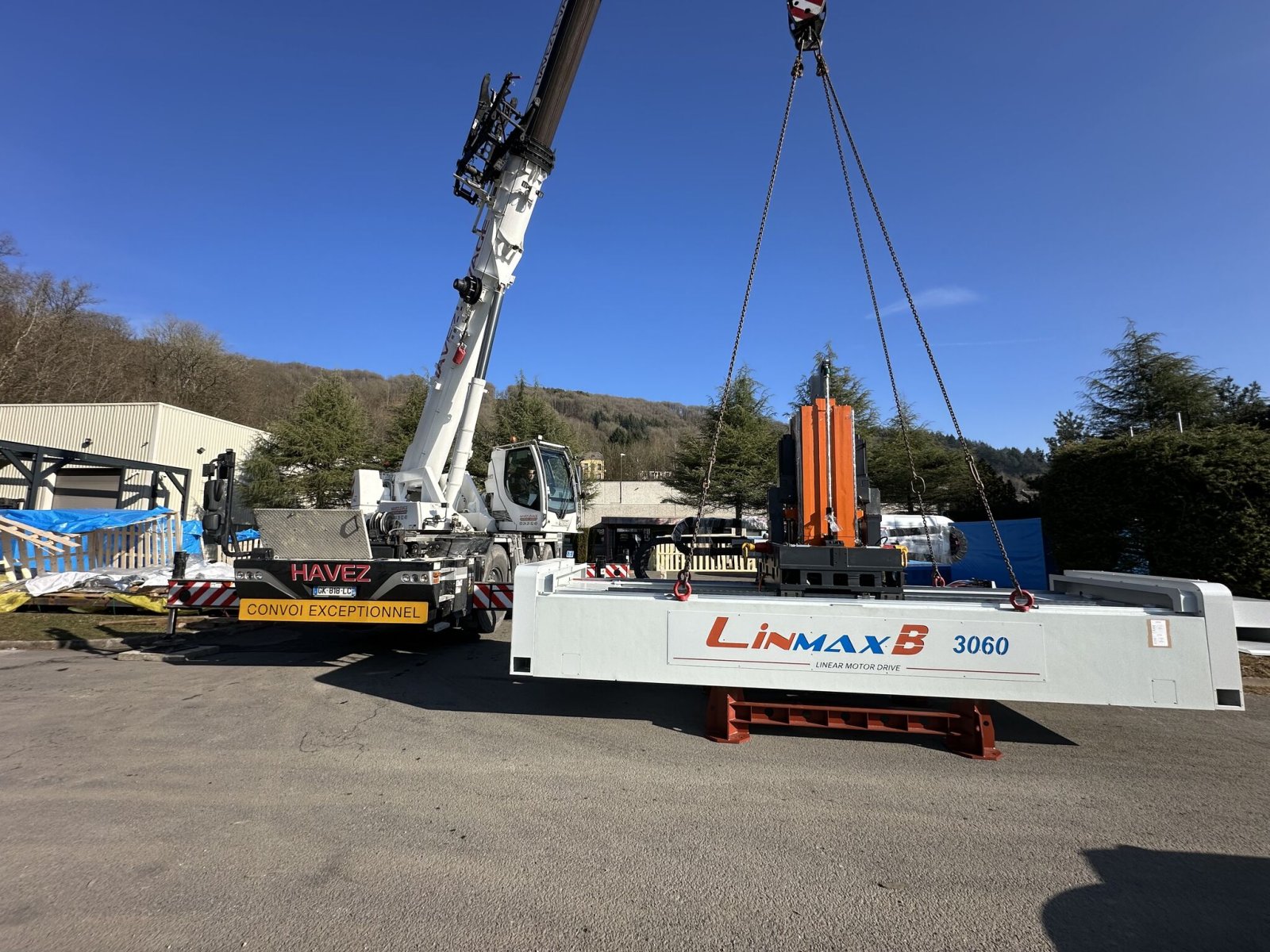 Notre LTC 1050 en action